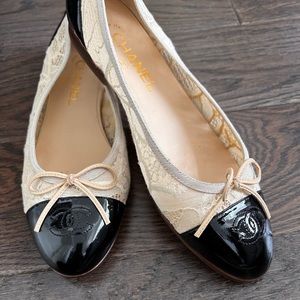 Authentic Chanel ballerina flats